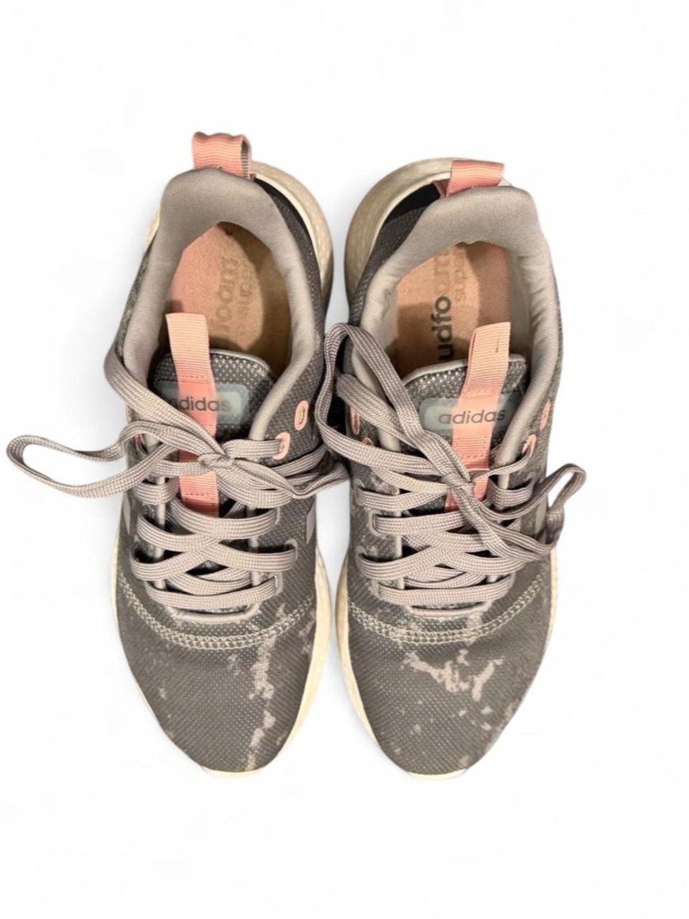 Womens Adidas Puremotion 
Gray Pink Running Shoes Size 7
